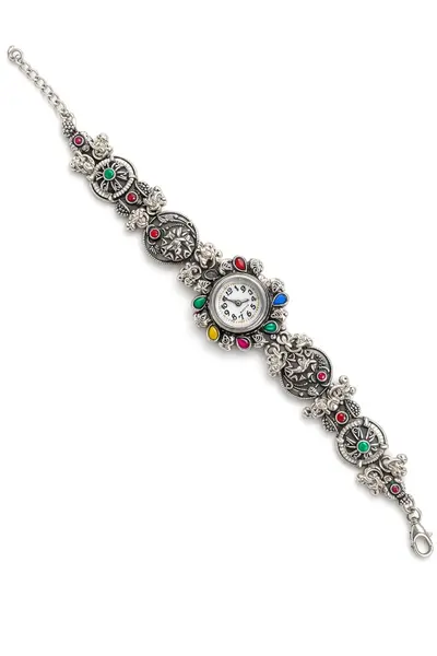Women's Oxidised Multicolour Navratri Jewellery Watch